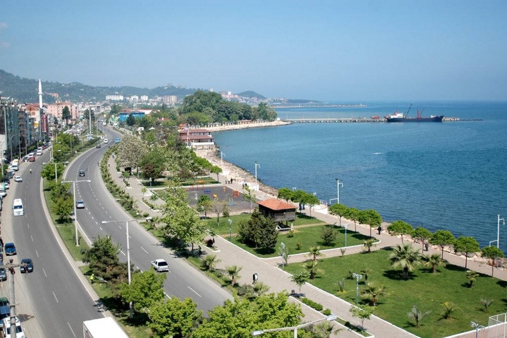 Fatsa sahili, parkları ve kıyı yolu